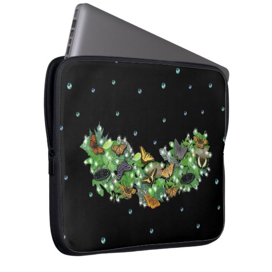 Schmetterlingsplatz Laptopschutzhülle (Vorne Rechts)