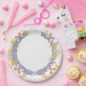 Schmetterlingspopulette Pappteller (Party)