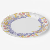 Schmetterlingspopulette Pappteller (Schrägansicht)