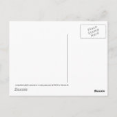 Schmetterlingspostkarte Postkarte (Rückseite)