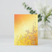 Schmetterlingspostkarte Postkarte (Stehend Vorderseite)