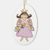 Schmetterlingsprincess-Ornament Keramikornament (Links)