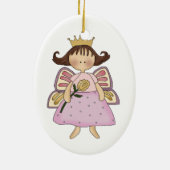 Schmetterlingsprincess-Ornament Keramikornament (Hinten)