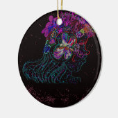 Schmetterlingsprinzessin Keramik Ornament (Links)