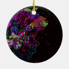 Schmetterlingsprinzessin Keramik Ornament