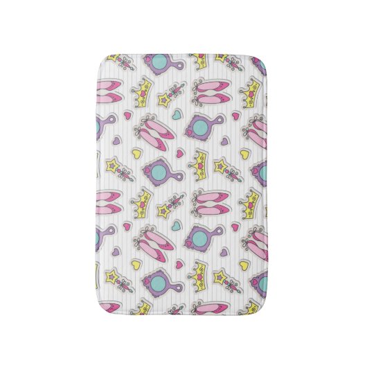 Schmetterlingsprinzessinmuster Badematte (Vorderseite Vertikal)