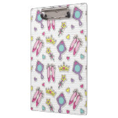 Schmetterlingsprinzessinmuster Klemmbrett (Links)