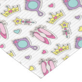 Schmetterlingsprinzessinmuster Kurzer Tischläufer (Ecke)