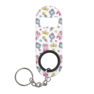 Schmetterlingsprinzessinmuster Mini Flaschenöffner