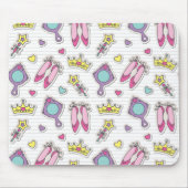 Schmetterlingsprinzessinmuster Mousepad (Vorne)