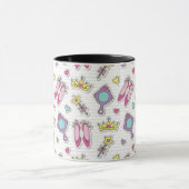 Schmetterlingsprinzessinmuster Tasse (Zentrum)