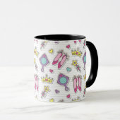 Schmetterlingsprinzessinmuster Tasse (VorderseiteRechts)