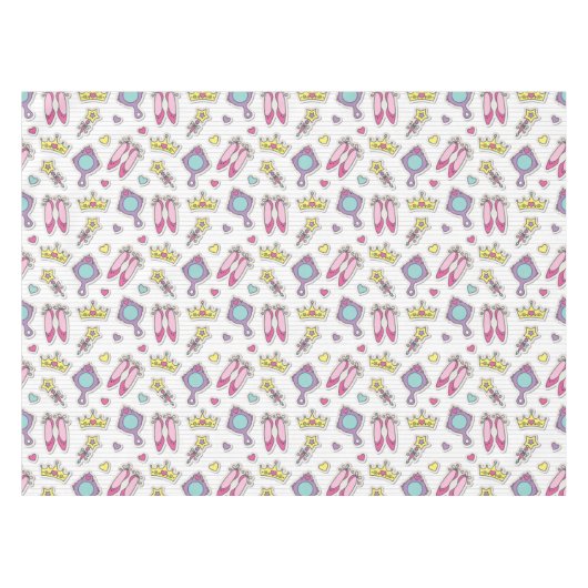 Schmetterlingsprinzessinmuster Tischdecke (Vorderseite (Horizontal))