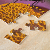 Schmetterlingsprofil auf einer Blume Puzzle (Seite)