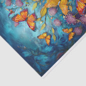 Schmetterlingsriff, wirbelnde Wasserhähne Seidenpapier (Ausschnitt)