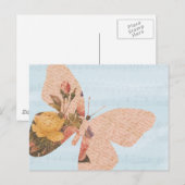 Schmetterlingsrosen Postkarte (Vorne/Hinten)