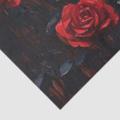 Schmetterlingsruhen unter dynamischen Rote Rosen Seidenpapier (Ausschnitt)