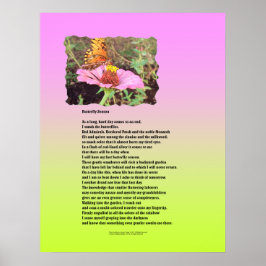 Schmetterlingssaison Poster