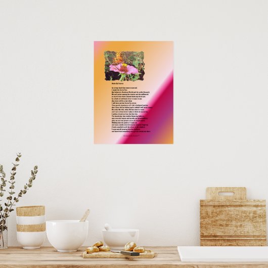 Schmetterlingssaison - Wüste Poster (Küche)