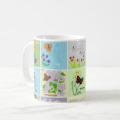 Schmetterlingssammlungs-Tasse #1 Kaffeetasse (Vorderseite Links)