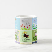 Schmetterlingssammlungs-Tasse #1 Kaffeetasse (Mittel)