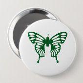 Schmetterlingsschaltflächen - Künstlerisch Button (Vorne & Hinten)