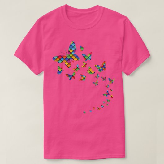Schmetterlingsschmetterlinge2 T-Shirt (Design vorne)