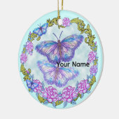 Schmetterlingsschmuck für Rose Keramik Ornament (Links)