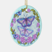 Schmetterlingsschmuck für Rose Keramik Ornament (Rechts)