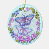 Schmetterlingsschmuck für Rose Keramik Ornament (Links)