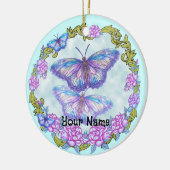 Schmetterlingsschmuck für Rose Keramik Ornament (Links)