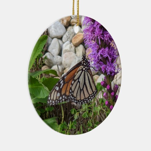 Schmetterlingsschmuck Keramik Ornament (Rechts)