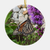 Schmetterlingsschmuck Keramik Ornament (Vorne)