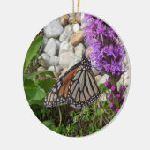 Schmetterlingsschmuck Keramik Ornament (Links)