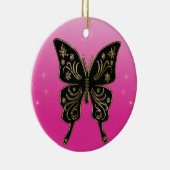 Schmetterlingsschmuck Keramikornament (Rechts)