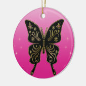 Schmetterlingsschmuck Keramikornament (Links)