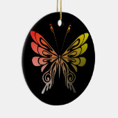 Schmetterlingsschmuck Keramikornament (Rechts)