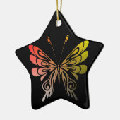Schmetterlingsschmuck Keramikornament (Links)