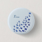 Schmetterlingsschwarm Button (Vorderseite)