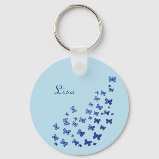 Schmetterlingsschwarm Schlüsselanhänger (Vorderseite)