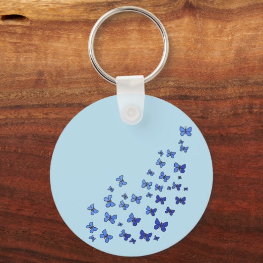 Schmetterlingsschwarm Schlüsselanhänger (Rückseite)