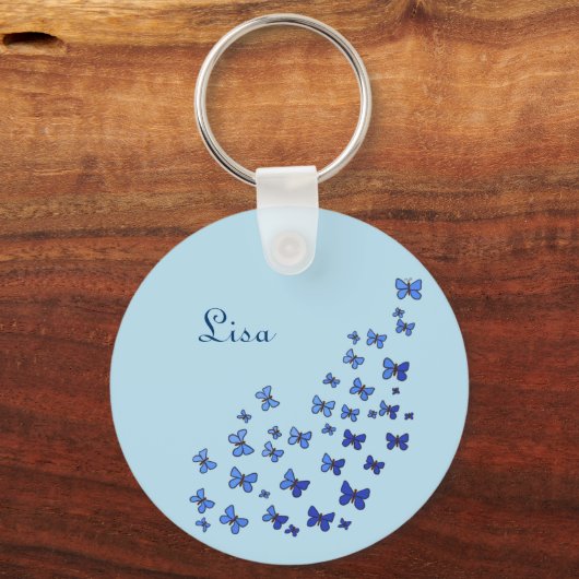 Schmetterlingsschwarm Schlüsselanhänger (Vorderseite)