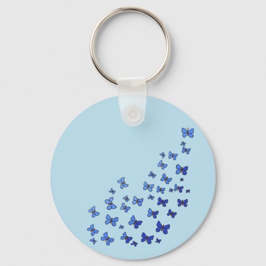 Schmetterlingsschwarm Schlüsselanhänger (Rückseite)