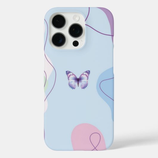 Schmetterlingssendelgehäuse Case-Mate iPhone Hülle (Rückseite)