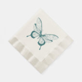 Schmetterlingsservietten Serviette (Ecke)