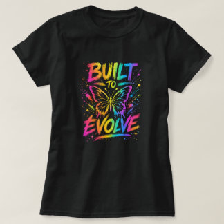 Schmetterlingsshirt Built To Evolve 0047708 T-Shirt