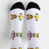 Schmetterlingssocken Socken (Oben)