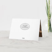 Schmetterlingssonne Karte (Rückseite)