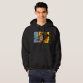 Schmetterlingssonnenblume Hoodie (Vorne ganz)