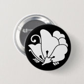 Schmetterlingssorrel Button (Vorne & Hinten)